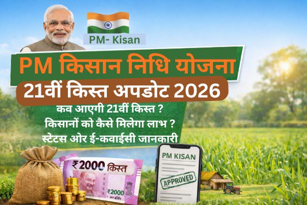 PM Kisan Nidhi Yojana 21th Installment Update 2026 : को लेकर किसानों के लिए एक बड़ी खबर सामने आई है…